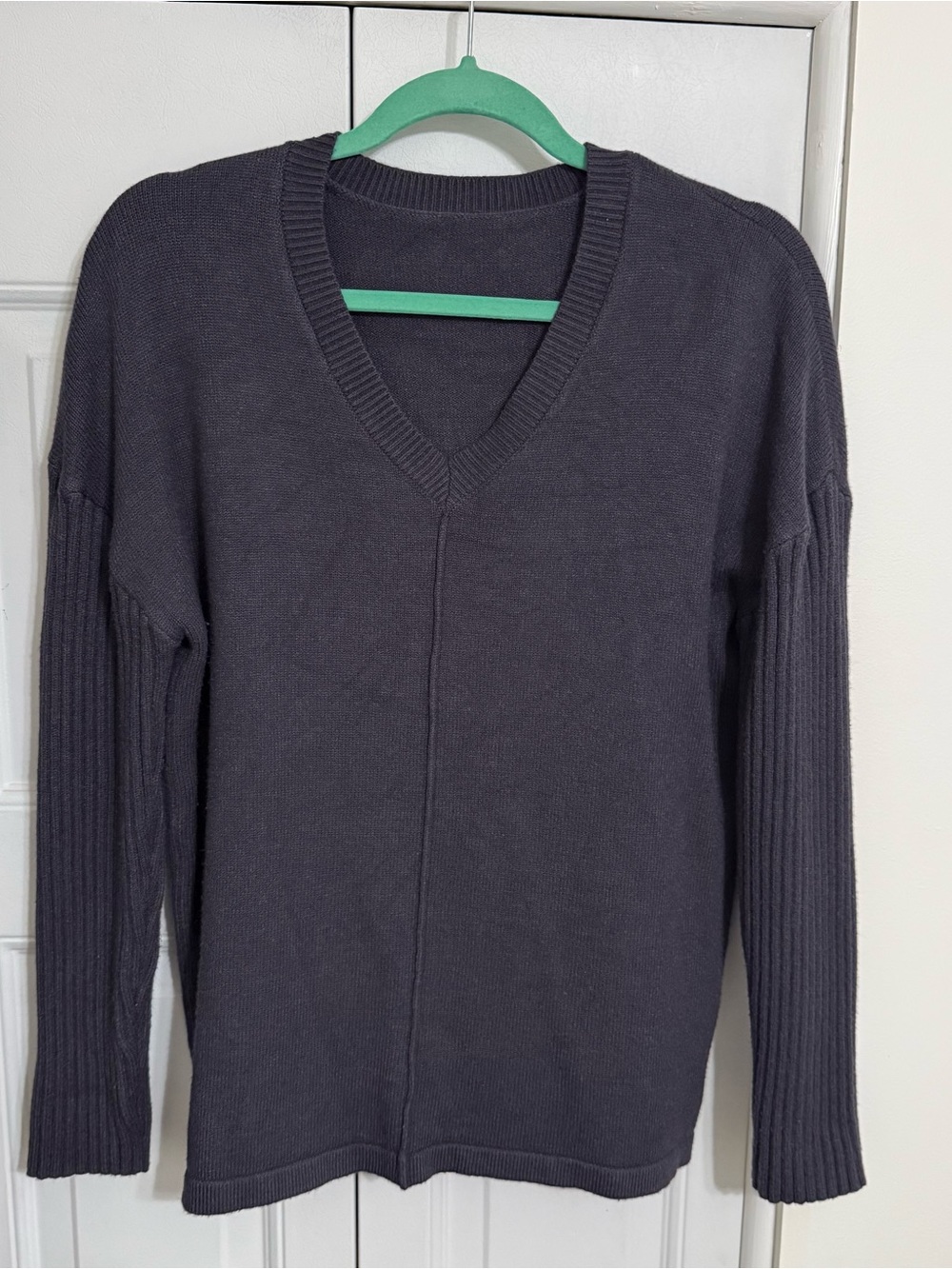 Amazon Women's V-Neck Sweater - Charcoal Gray